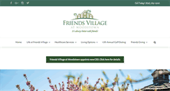 Desktop Screenshot of friendsvillage.org